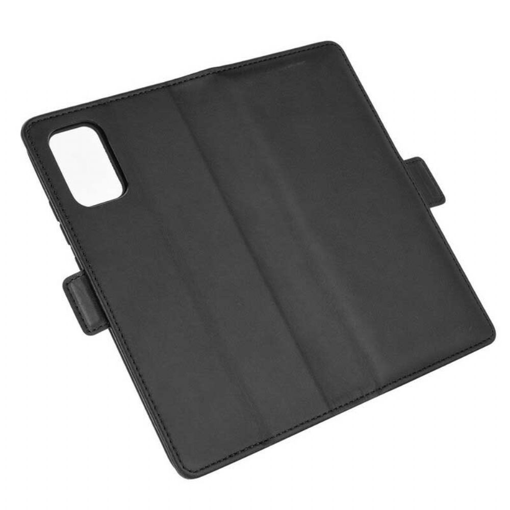 Flip Case Für Samsung Galaxy A02s Flip Case Doppelklappe