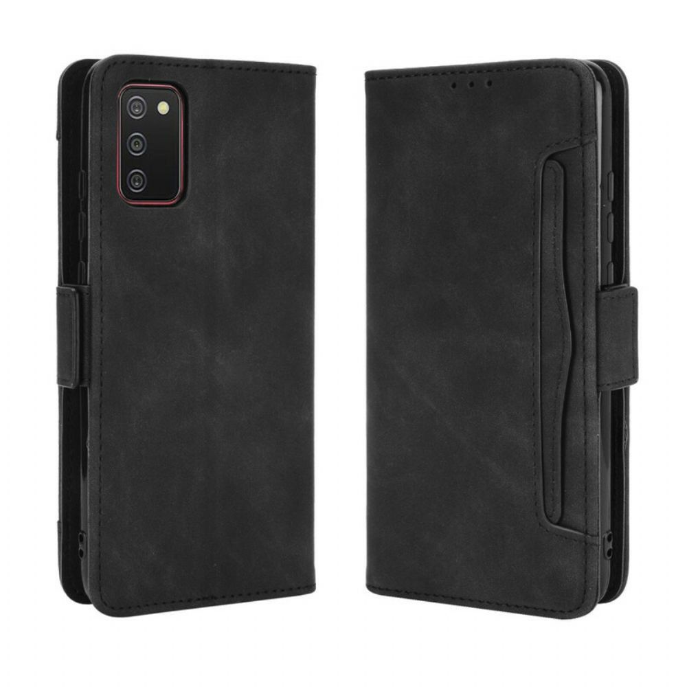 Flip Case Für Samsung Galaxy A02s Erstklassige Multi-karte