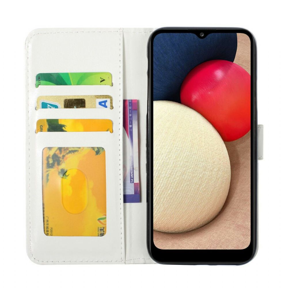 Flip Case Für Samsung Galaxy A02s Feder Bevor Du Fliegst