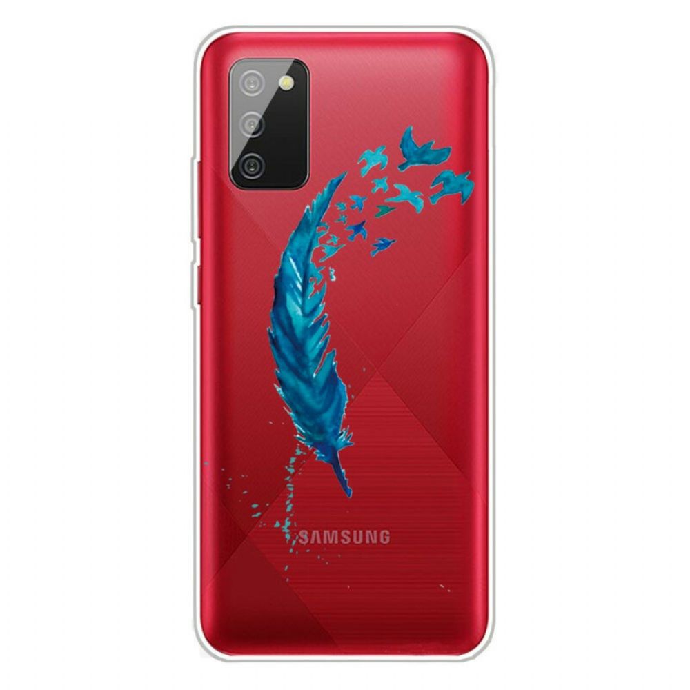 Handyhülle Für Samsung Galaxy A02s Schöne Feder