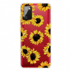 Handyhülle Für Samsung Galaxy A02s Sonnenblumen