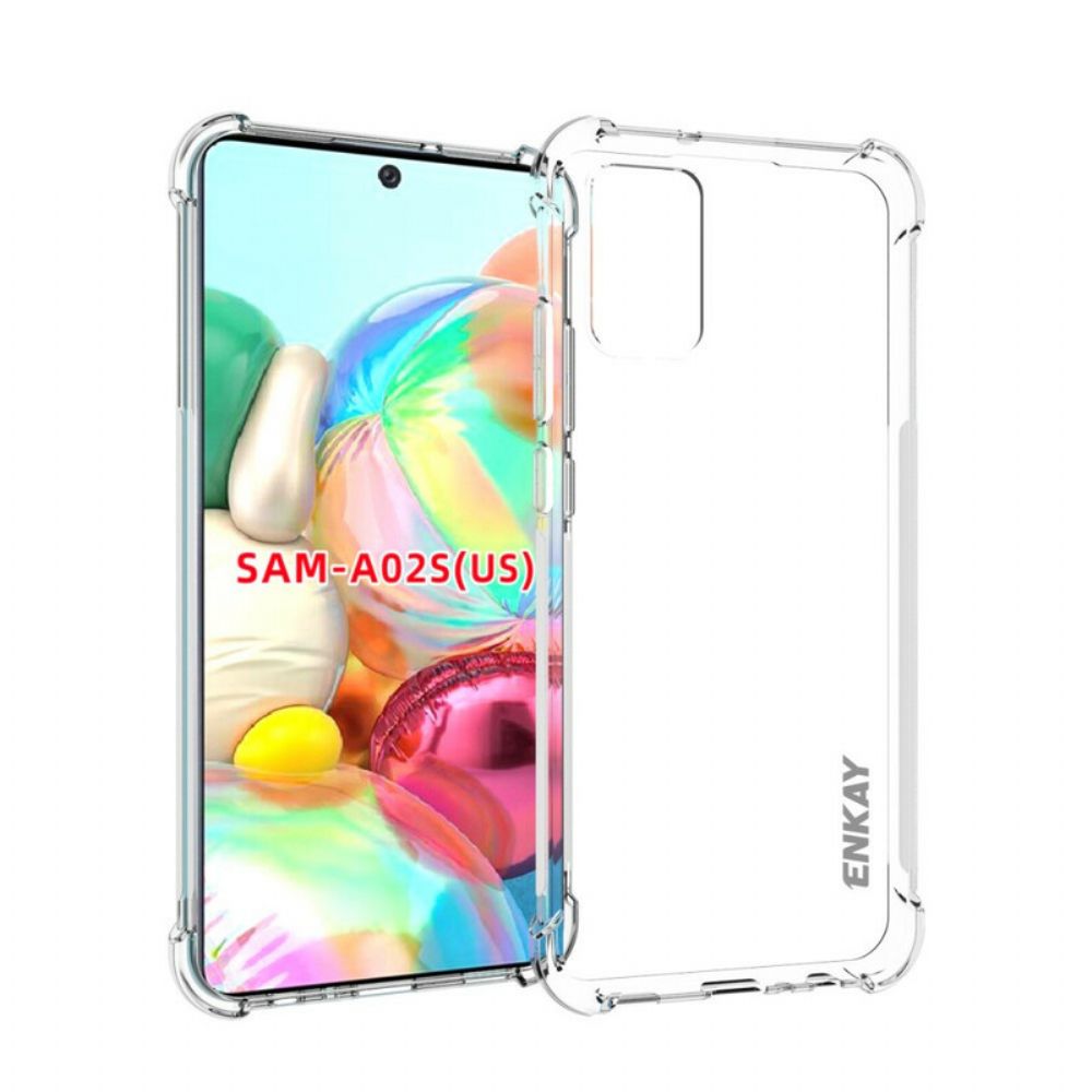 Handyhülle Für Samsung Galaxy A02s Transparenter Enkay