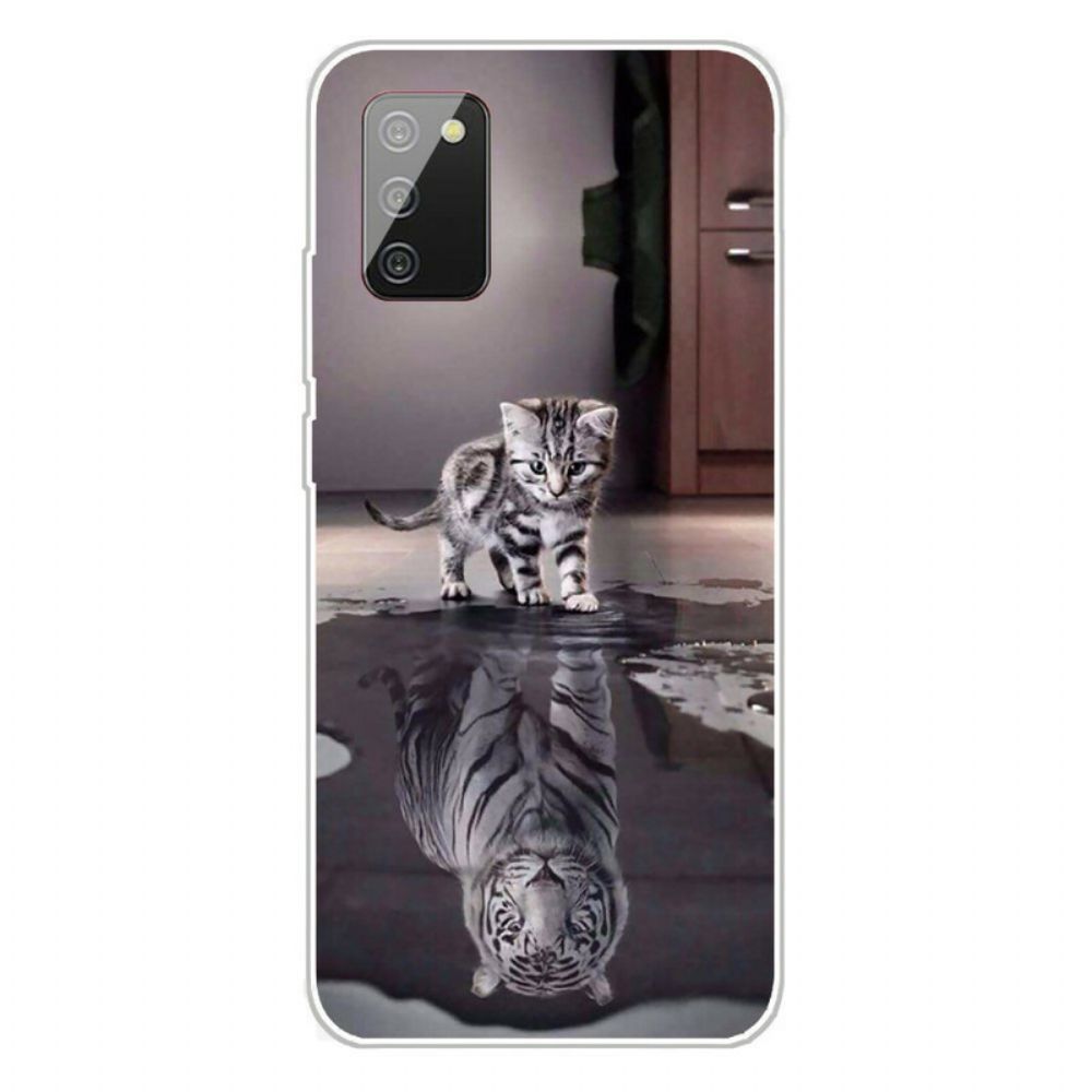 Hülle Für Samsung Galaxy A02s Ernst Der Tiger