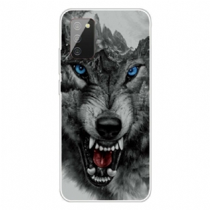 Hülle Für Samsung Galaxy A02s Großer Wolf