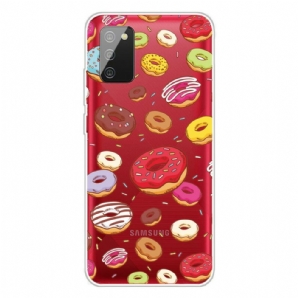 Hülle Für Samsung Galaxy A02s Liebe Donuts