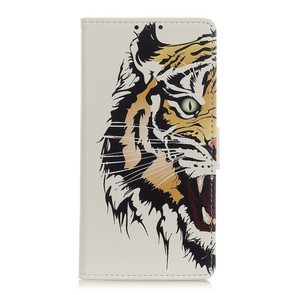 Lederhüllen Für Samsung Galaxy A02s Wilder Tiger