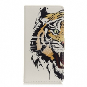 Lederhüllen Für Samsung Galaxy A02s Wilder Tiger