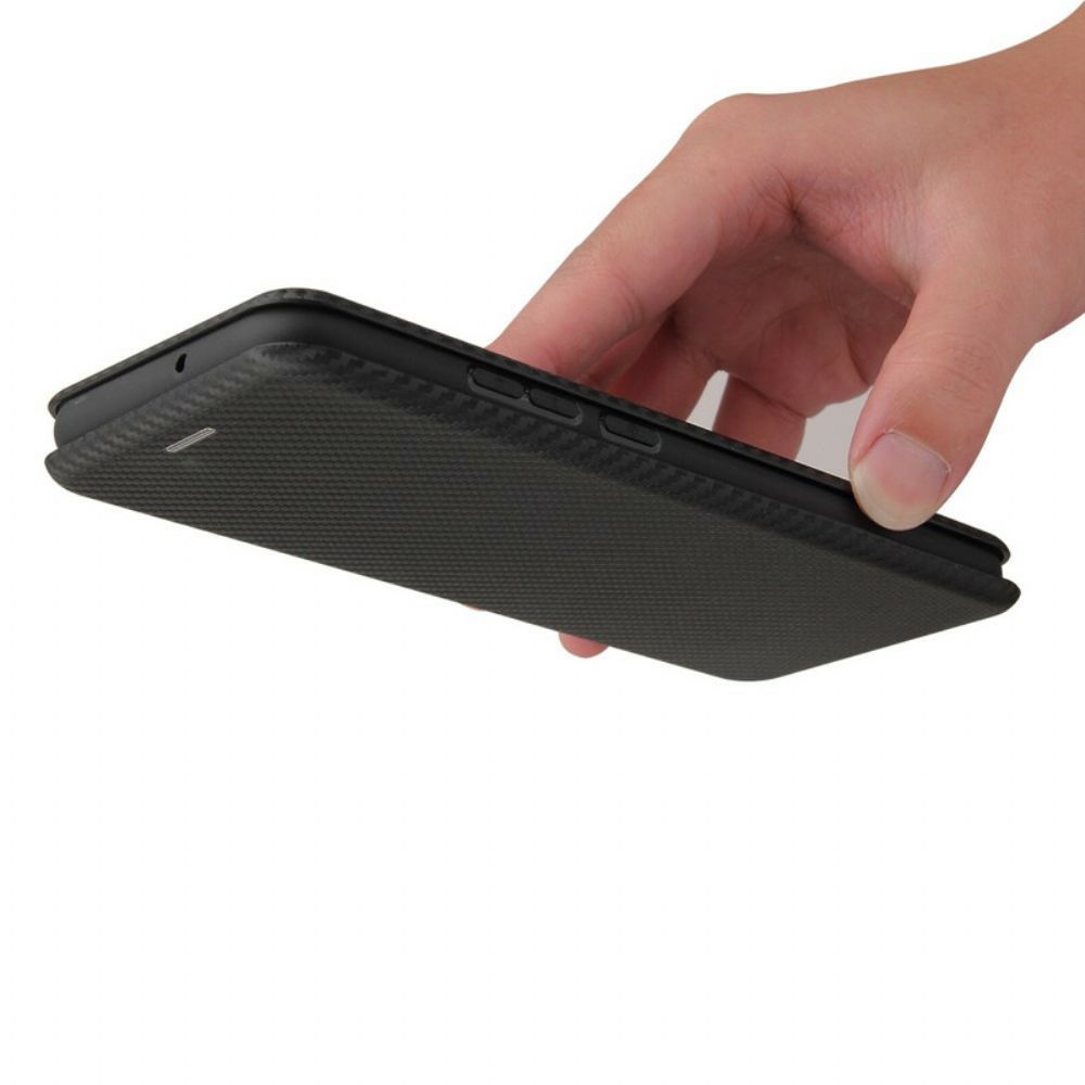 Schutzhülle Für Samsung Galaxy A02s Flip Case Kohlefaser