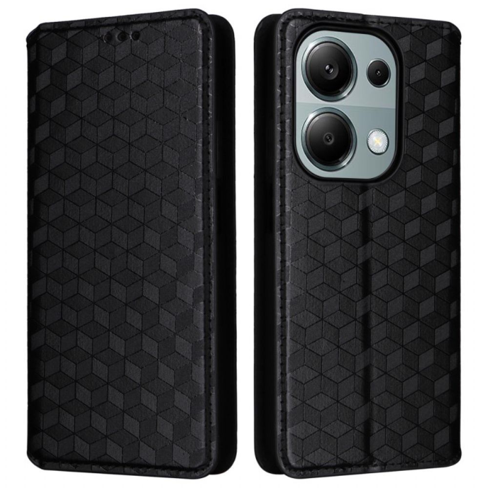 Flip Case Xiaomi Redmi Note 13 Pro 4g Handyhülle Rautenmuster