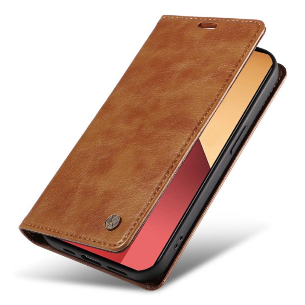 Flip Case Xiaomi Redmi Note 13 Pro 4g Handyhülle Vintage Yikatu