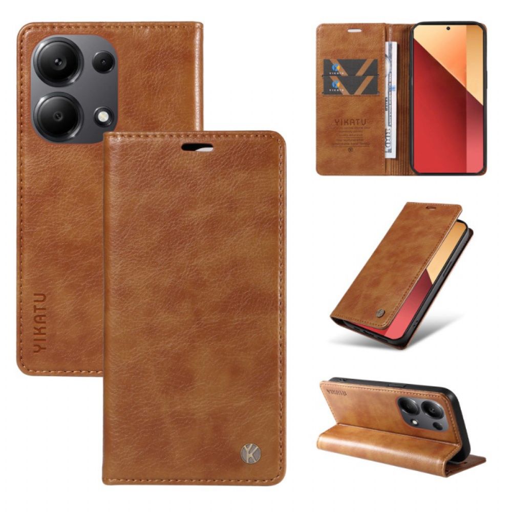 Flip Case Xiaomi Redmi Note 13 Pro 4g Handyhülle Vintage Yikatu