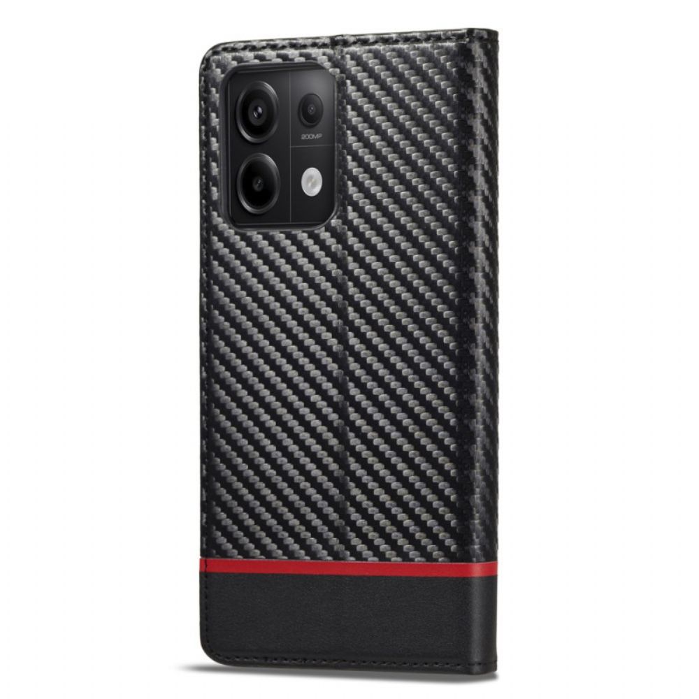 Flip Case Xiaomi Redmi Note 13 Pro 4g Kohlefaser Lc.imeeke