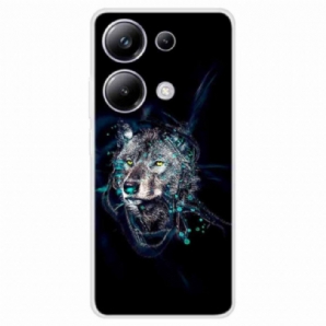 Hülle Für Xiaomi Redmi Note 13 Pro 4g Wolfsdruck