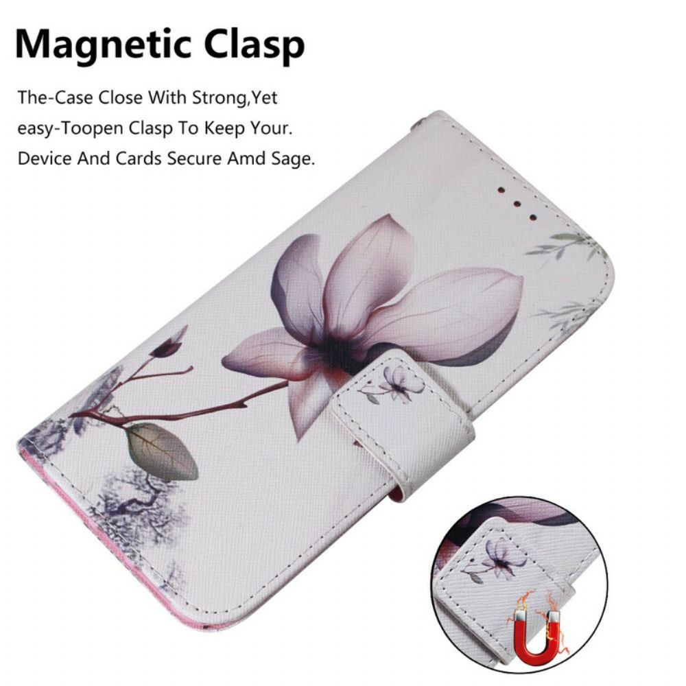 Flip Case Für Huawei P Smart Pro / Honor 9X Pro Alte Rosenblüte