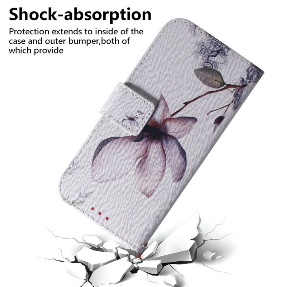 Flip Case Für Huawei P Smart Pro / Honor 9X Pro Alte Rosenblüte