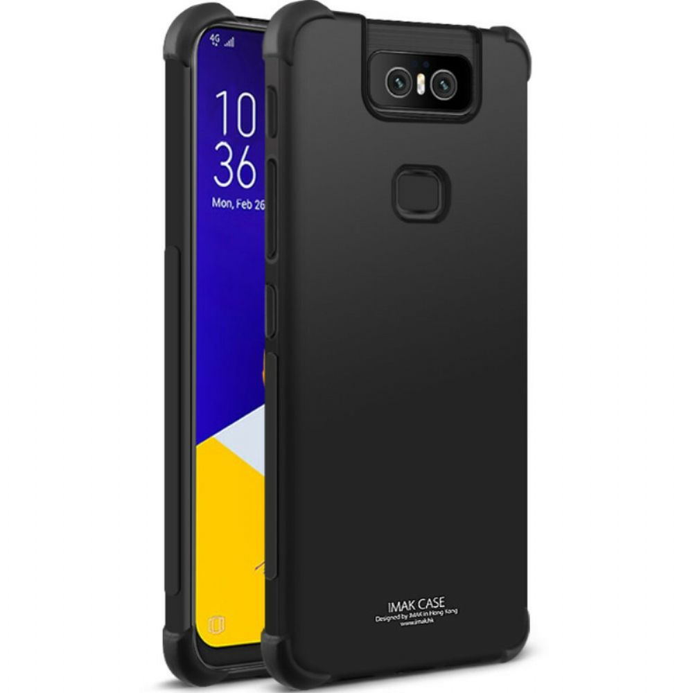 Hülle Für Asus ZenFone 6 Flexibles Silikon Mit Folie Für Imak Screen