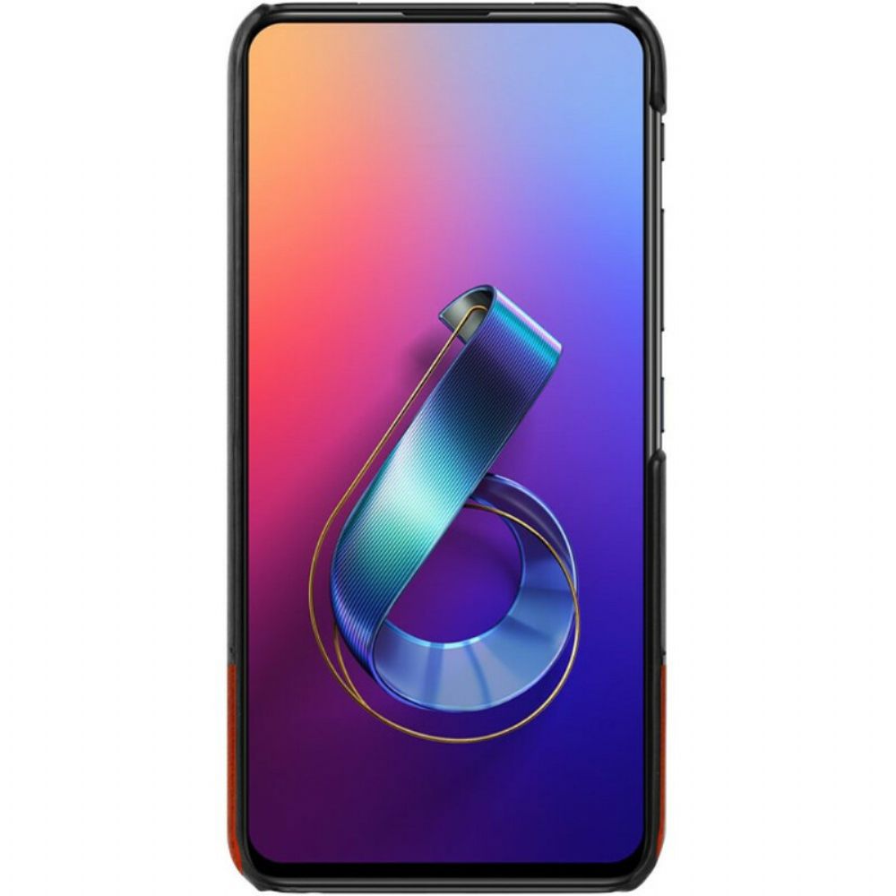 Hülle Für Asus ZenFone 6 Imak Ruiyi-serie Ledereffekt