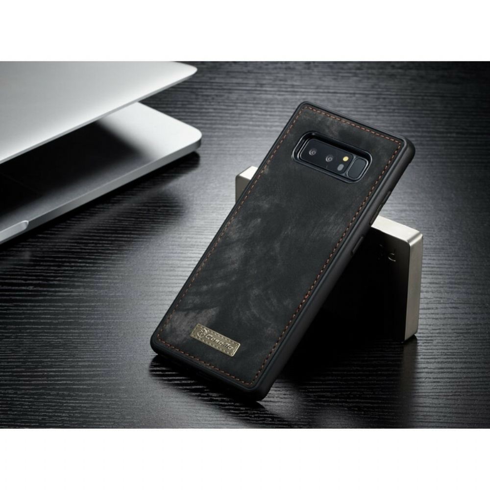 Flip Case Für Samsung Galaxy Note 8 Caseme Vintage-leder