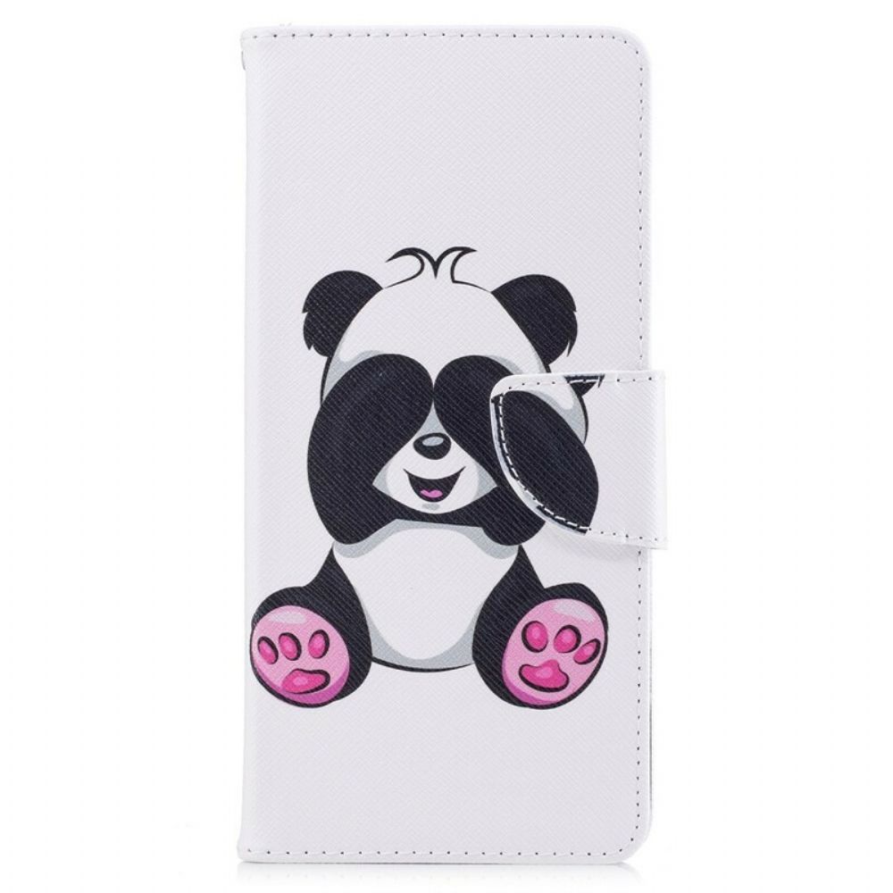 Flip Case Für Samsung Galaxy Note 8 Panda-spaß