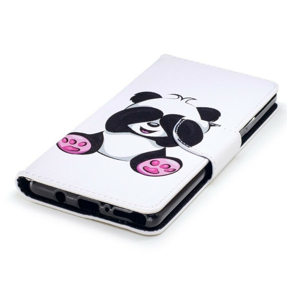 Flip Case Für Samsung Galaxy Note 8 Panda-spaß