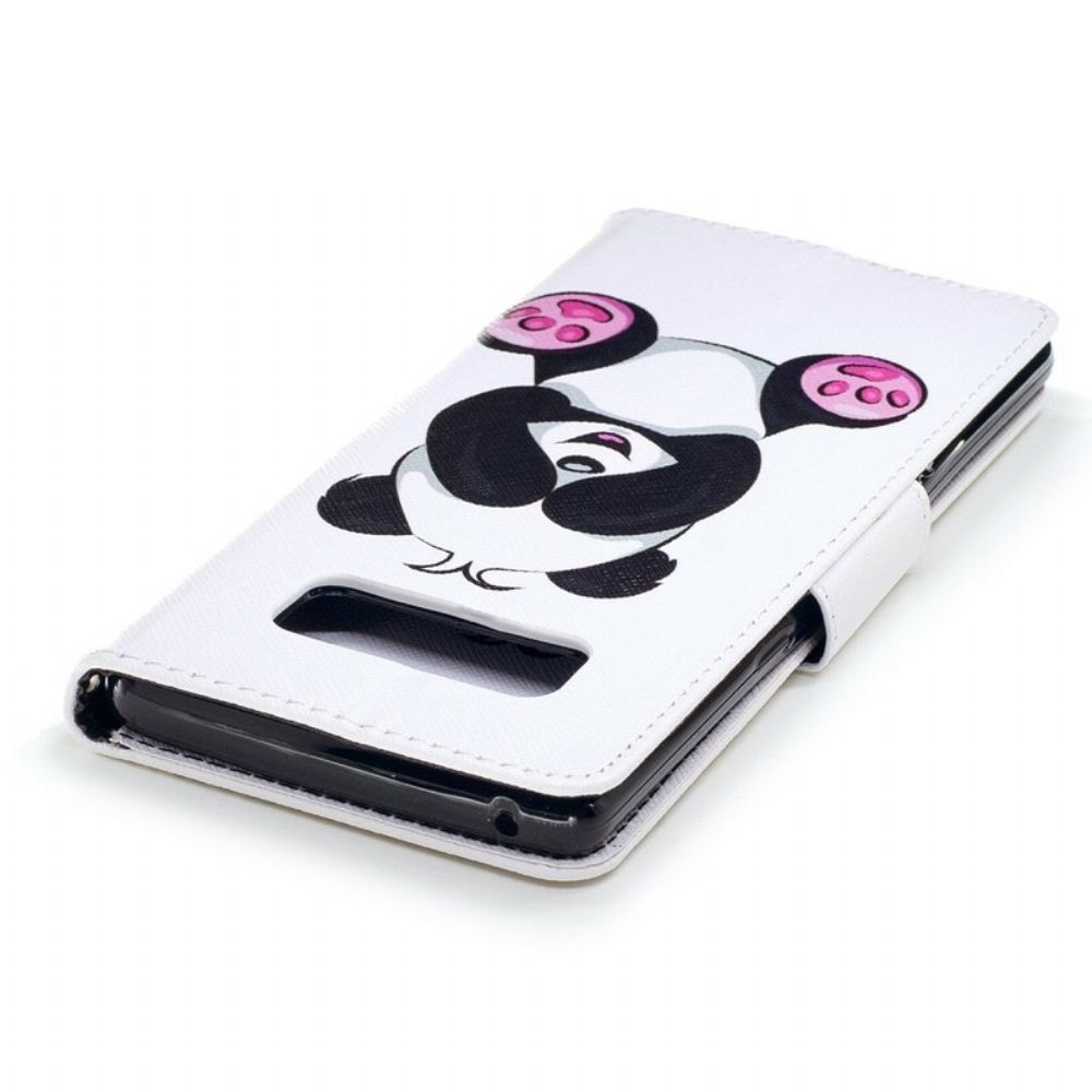 Flip Case Für Samsung Galaxy Note 8 Panda-spaß