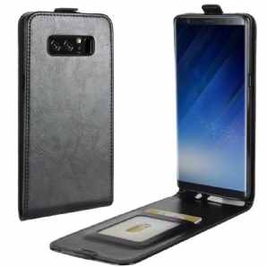 Lederhüllen Für Samsung Galaxy Note 8 Flip Case Faltbarer Ledereffekt