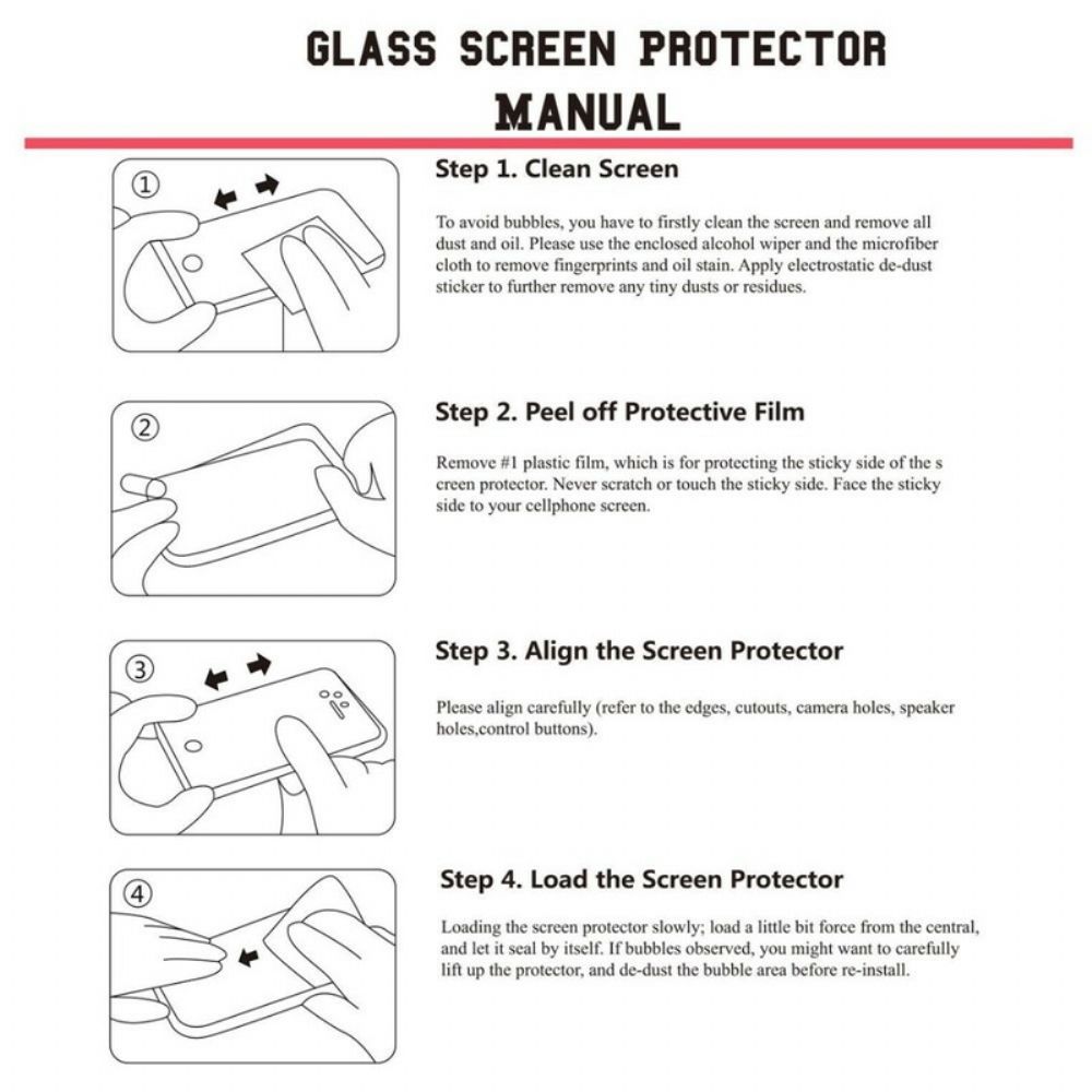 Schutz Aus Gehärtetem Glas Für Samsung Galaxy Note 8