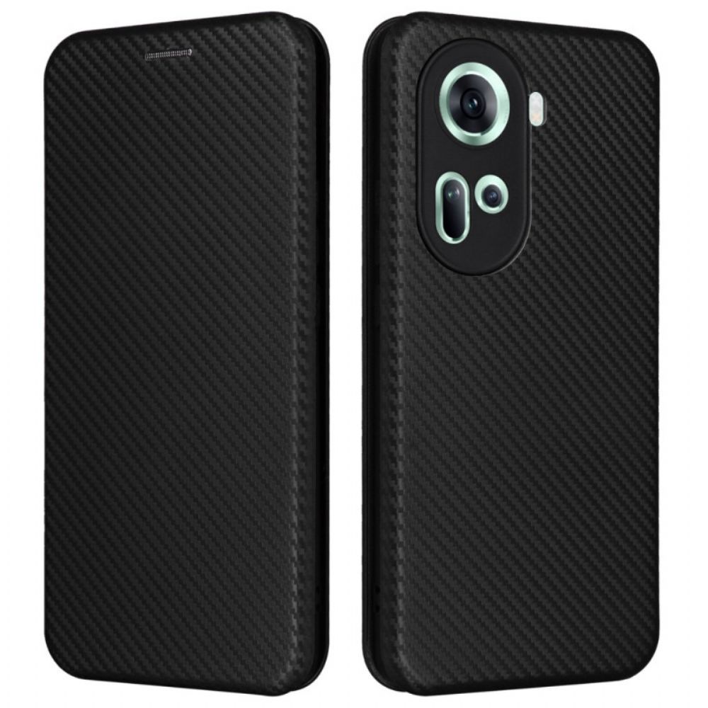 Flip Case Oppo Reno 11 5g Kohlefaser