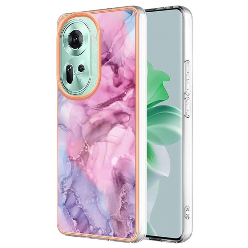 Hülle Für Oppo Reno 11 5g Marmorstil