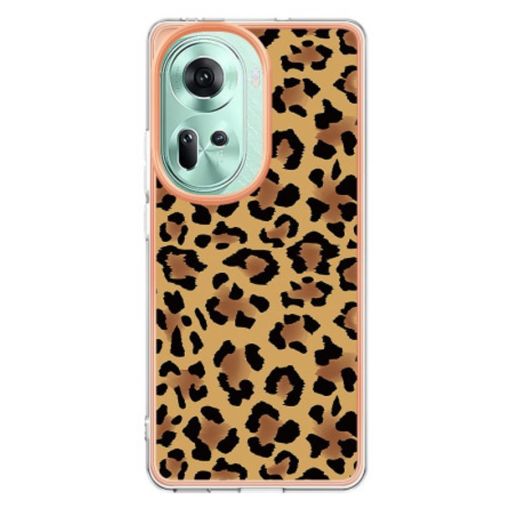 Hülle Oppo Reno 11 5g Handyhülle Leopardenmuster