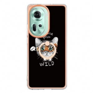 Hülle Oppo Reno 11 5g Katze Und Tiger