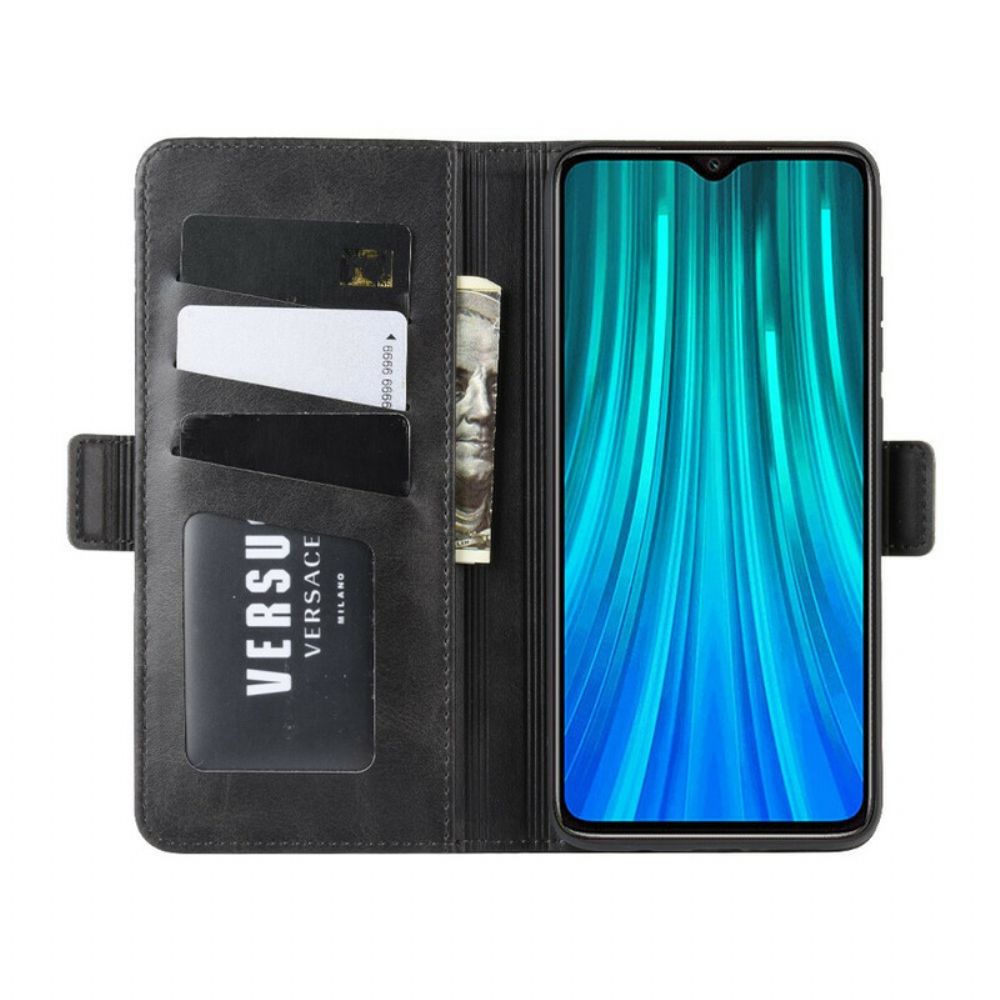 Flip Case Für Xiaomi Redmi Note 8 Pro Flip Case Doppelklappe