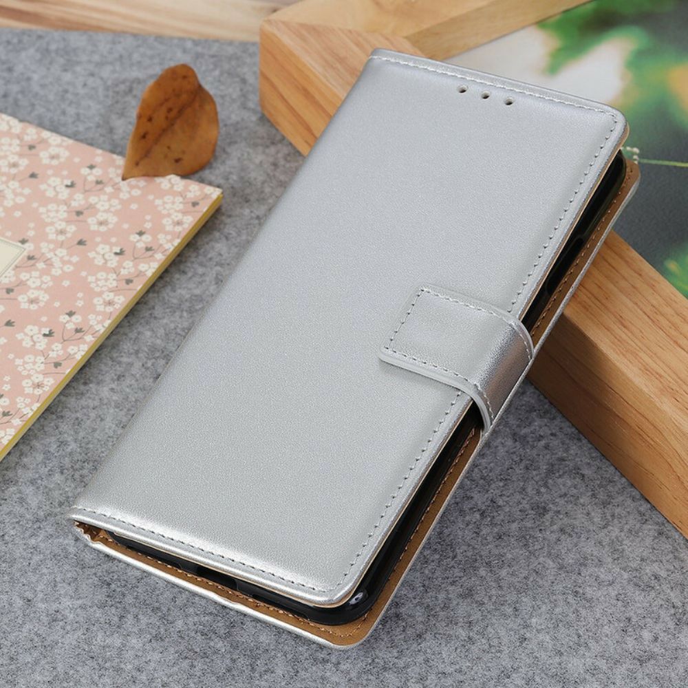 Flip Case Für Xiaomi Redmi Note 8 Pro Einfaches Kunstleder