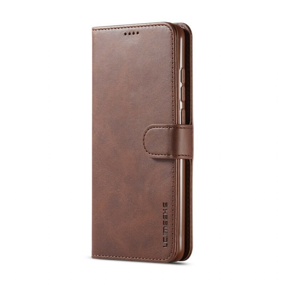 Flip Case Für Xiaomi Redmi Note 8 Pro Lc.imeeke Ledereffekt