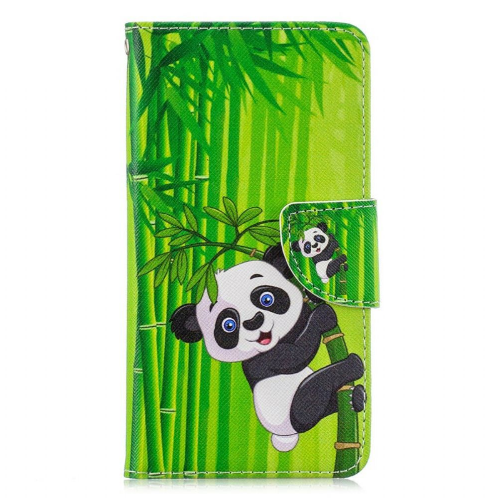 Flip Case Für Xiaomi Redmi Note 8 Pro Panda Und Bambus