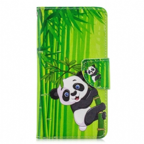 Flip Case Für Xiaomi Redmi Note 8 Pro Panda Und Bambus