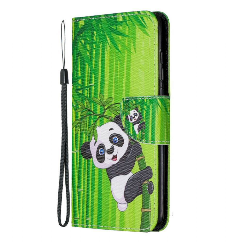 Flip Case Für Xiaomi Redmi Note 8 Pro Panda Und Bambus