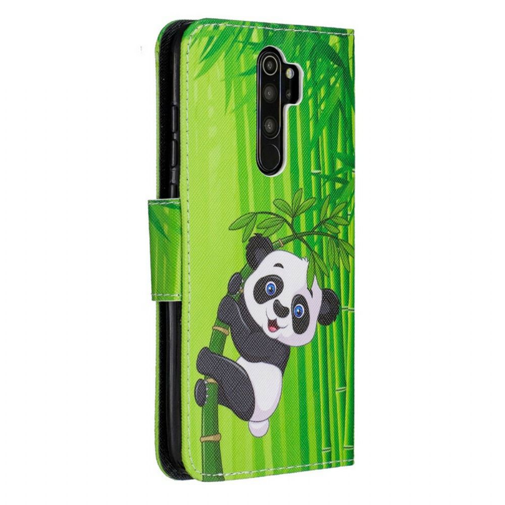 Flip Case Für Xiaomi Redmi Note 8 Pro Panda Und Bambus