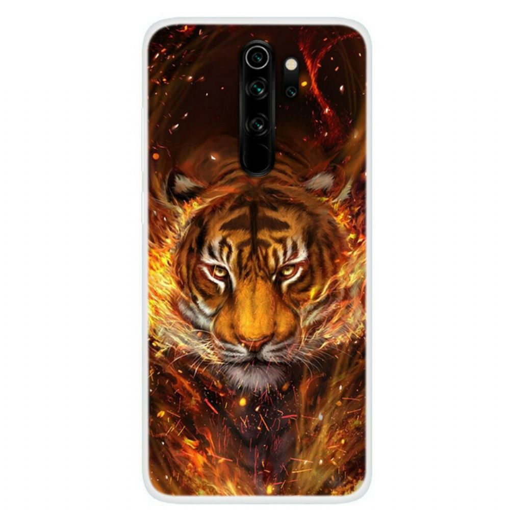 Handyhülle Für Xiaomi Redmi Note 8 Pro Feuertiger