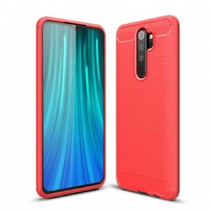 Handyhülle Für Xiaomi Redmi Note 8 Pro Gebürstete Kohlefaser