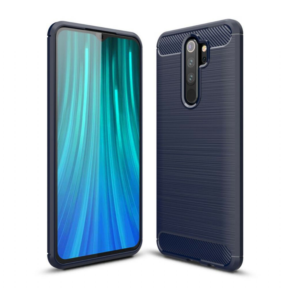 Handyhülle Für Xiaomi Redmi Note 8 Pro Gebürstete Kohlefaser