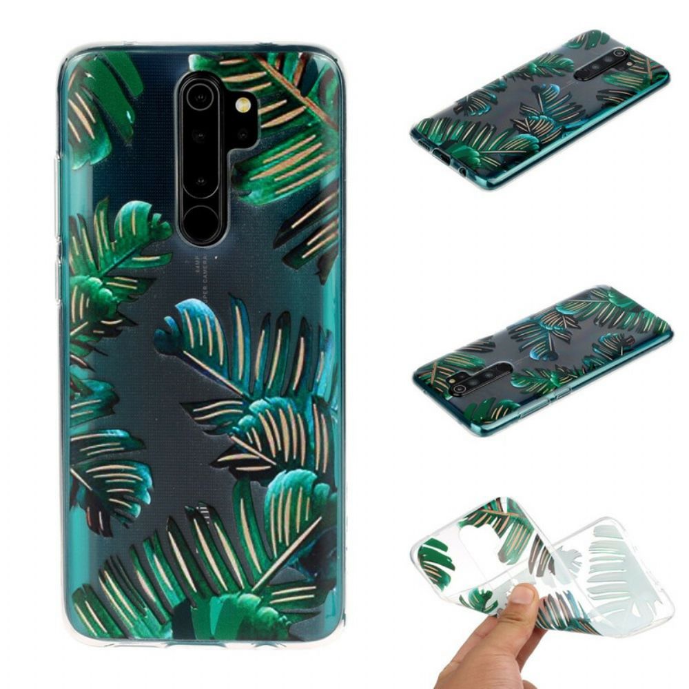 Handyhülle Für Xiaomi Redmi Note 8 Pro Grüne Blätter