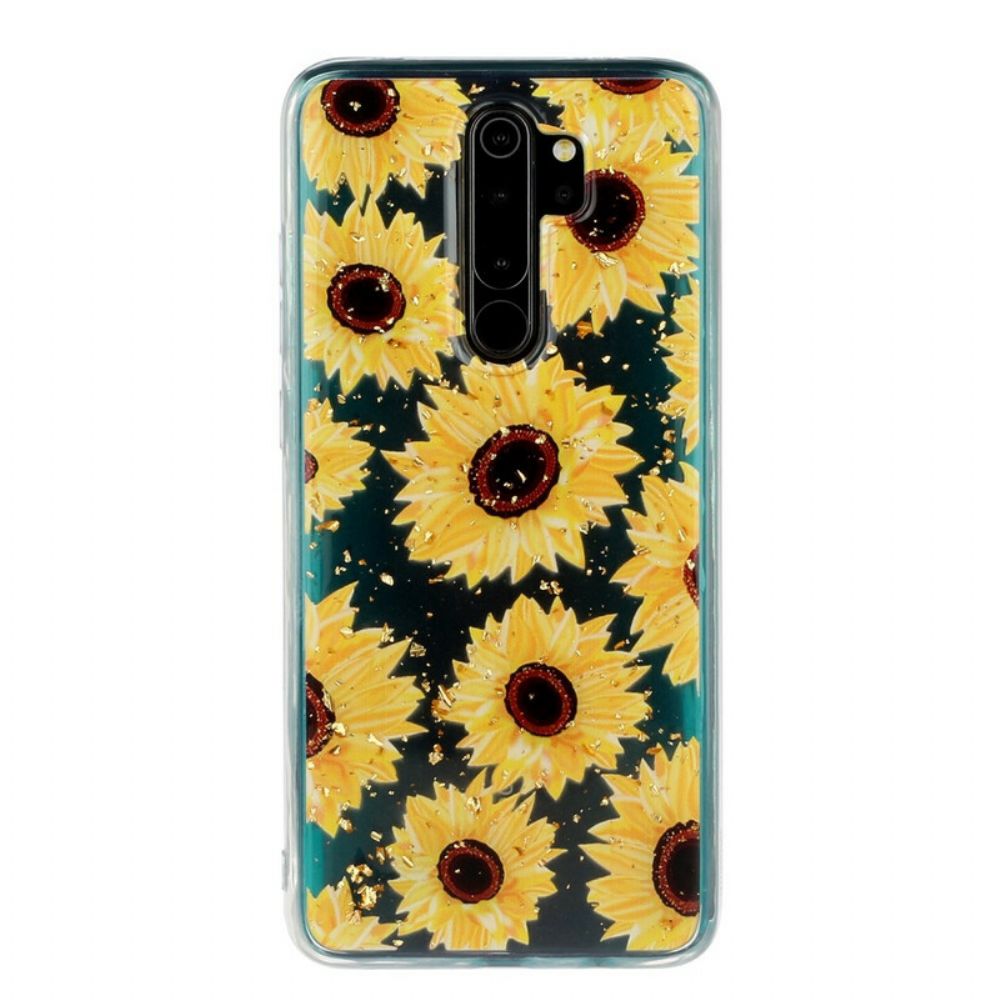 Handyhülle Für Xiaomi Redmi Note 8 Pro Mehrere Sonnenblumen