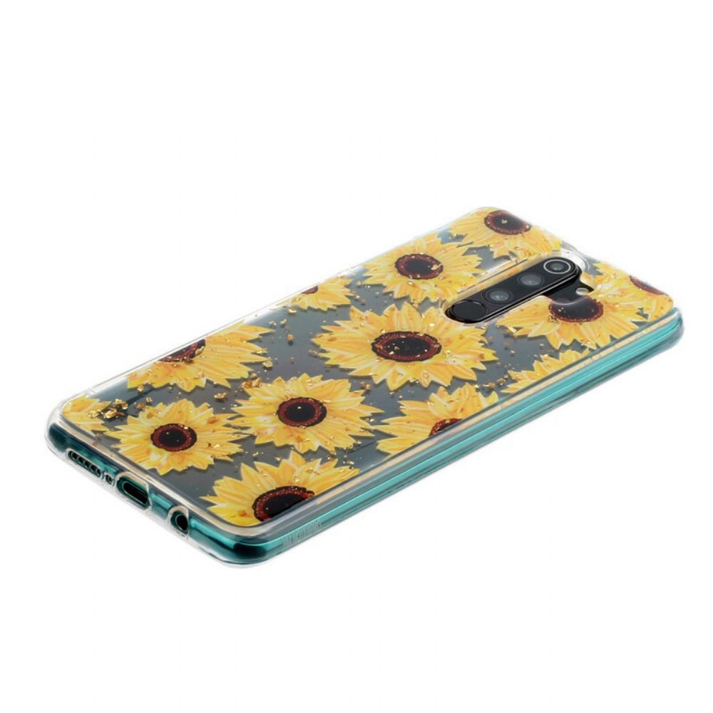 Handyhülle Für Xiaomi Redmi Note 8 Pro Mehrere Sonnenblumen