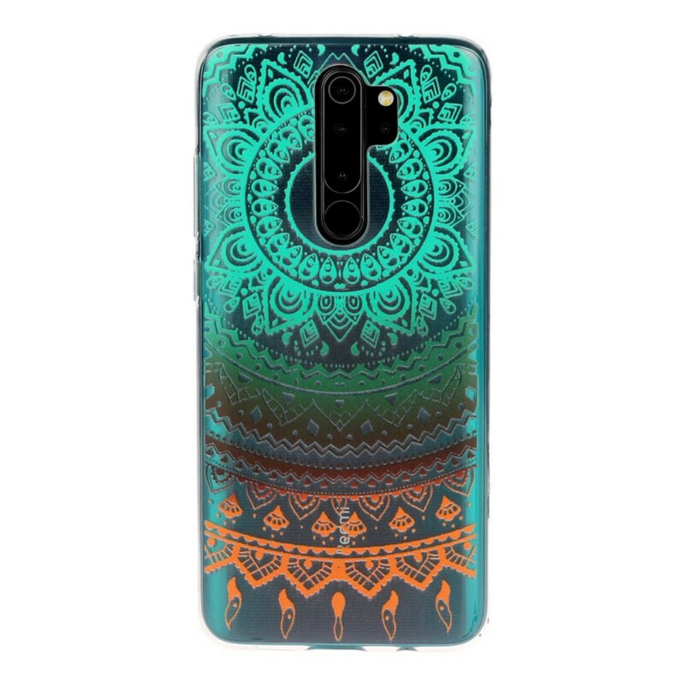 Handyhülle Für Xiaomi Redmi Note 8 Pro Transparentes Farbiges Mandala