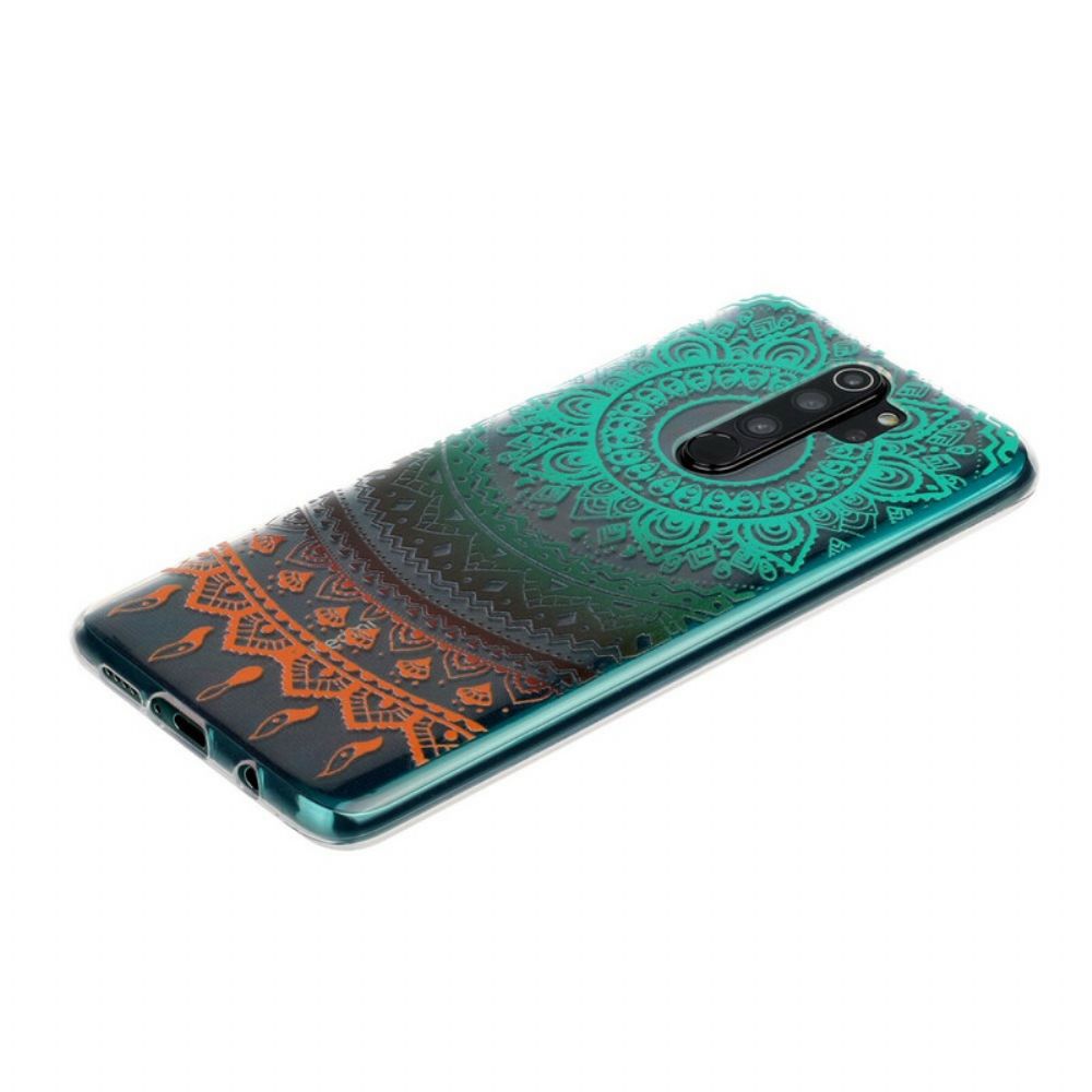 Handyhülle Für Xiaomi Redmi Note 8 Pro Transparentes Farbiges Mandala