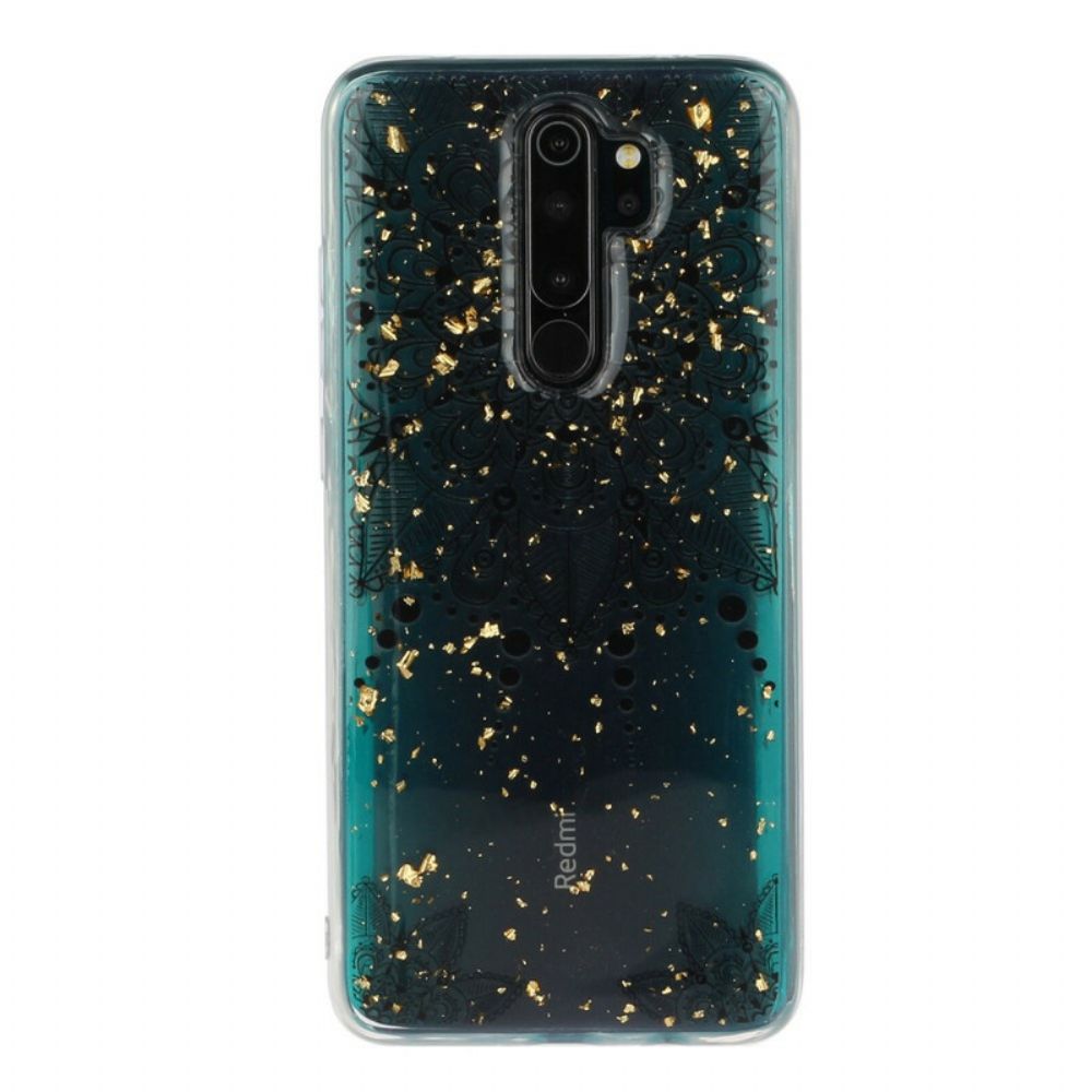 Handyhülle Für Xiaomi Redmi Note 8 Pro Transparentes Graues Mandala