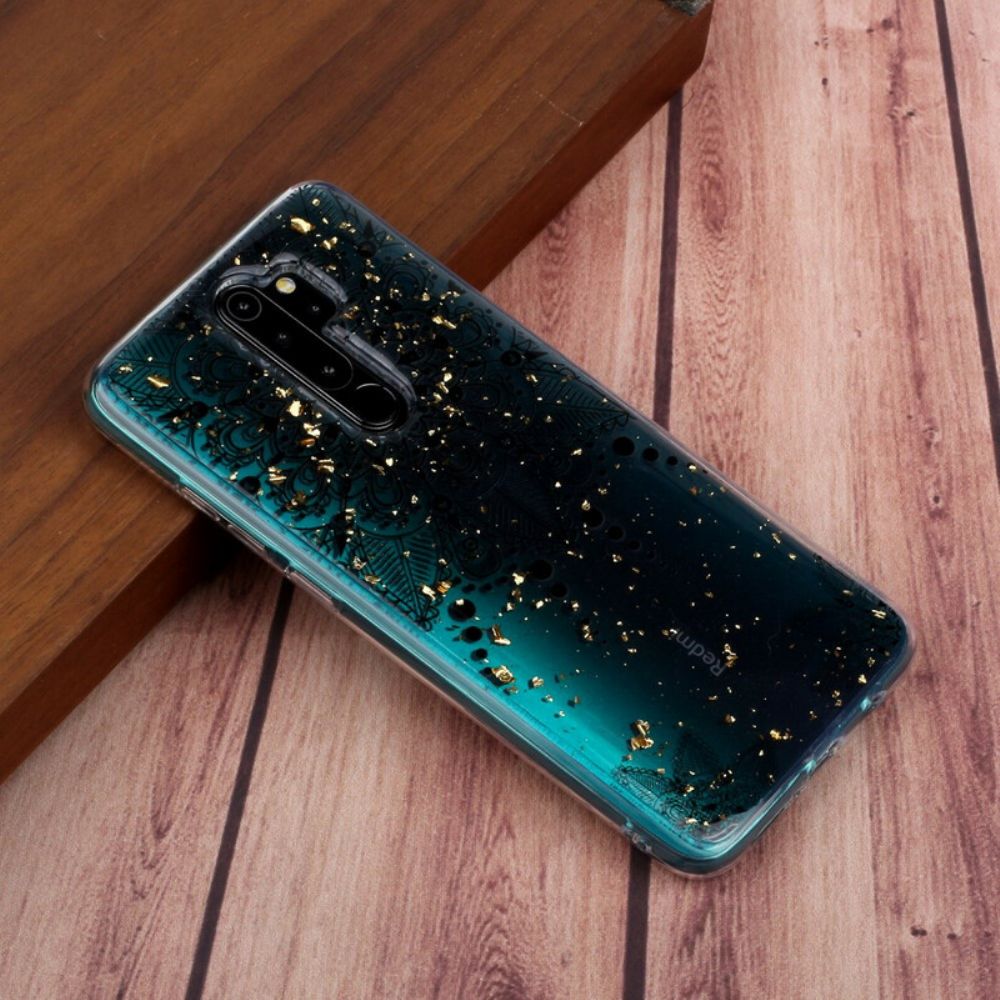 Handyhülle Für Xiaomi Redmi Note 8 Pro Transparentes Graues Mandala