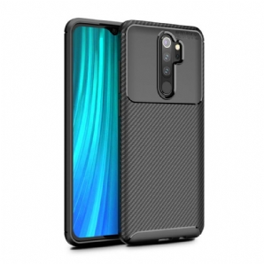 Hülle Für Xiaomi Redmi Note 8 Pro Flexible Kohlefasertextur