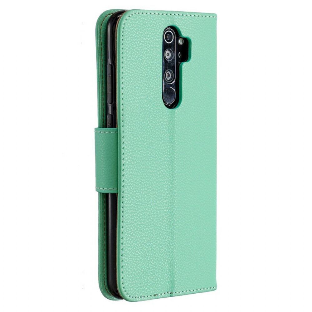 Lederhüllen Für Xiaomi Redmi Note 8 Pro Flip Case Litschi-klappe Schräg